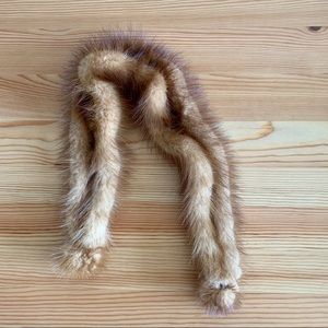 Brown Faux Fur Scarf